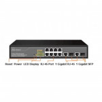 SWITCH AIRLIVE 10P 8POE+2 SFP GIGA L2 WEB ADMIN